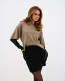 Lit Oversized Knit T-Shirt