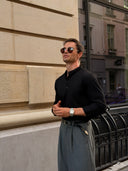 Sky Stand Collar Shirt