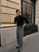 Sky Stand Collar Shirt