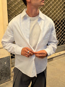 Stim Oversized Striped Shirt