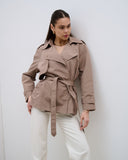 Florence Cropped Trench Coat