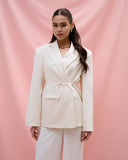 Lily belted blazer