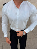 Sky Stand Collar Shirt