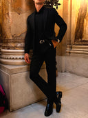Oscar Classic Suit with Open Pockets