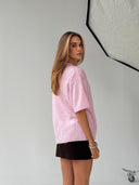 Lit Oversized Knit T-Shirt