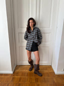 Oversized Lana Check Shirt