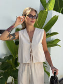 Emma Tie-Up Vest