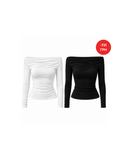 Tok Longsleeve Set White + Black