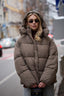 Oversized short puffer