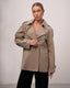 Florence Cropped Trench Coat