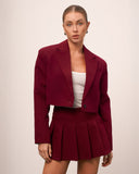 Nika blazer and Limits skirt