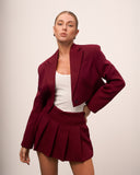 Nika blazer and Limits skirt