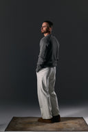 Ribbed Violet Jumper