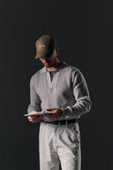 Ribbed Violet Jumper