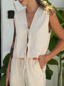 Emma Tie-Up Vest