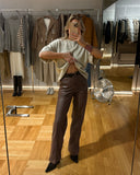 Spodnie skórzane Boutique  