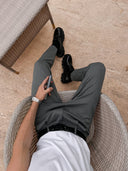 Szerokie klasyczne spodnie