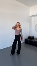 Джемпер в рубчик 