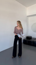 Джемпер в рубчик 