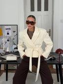 Cropped Pistachio Coat