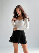 Джемпер в рубчик 