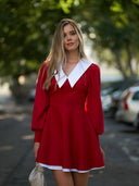 Dress with White Collar