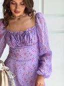 Floral Long Sleeve Dress