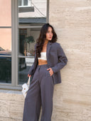 Lolli Women’s Suit: Blazer + Palazzo Trousers