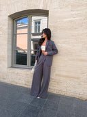 Lolli Women’s Suit: Blazer + Palazzo Trousers