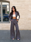 Lolli Women’s Suit: Blazer + Palazzo Trousers