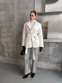 Insulated Coat with Belt Janette