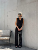 Busy Elastic-Waist Pants