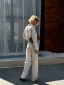 Busy Elastic-Waist Pants
