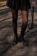 Black Heeled Ankle Boots