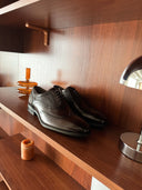 Brogues with woven panels