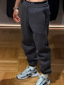 Fleece Sweatpants with Stitching
