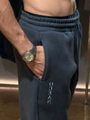 Fleece Sweatpants with Stitching