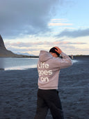 Bluza z kapturem z polaru Life Goes On