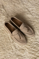 Suede loafers
