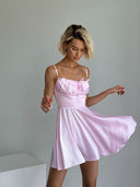 Lotos Silk Mini Dress