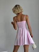 Lotos Silk Mini Dress