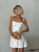 Lotos Silk Mini Dress