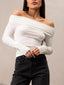 Vidvazhna Off-Shoulder Longsleeve