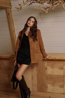 Spódnica mini Greta ze zamszu 