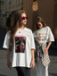 Disco Cherry Oversized Printed T-Shirt