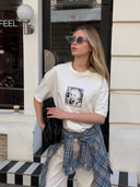 T-shirt oversize Marilyn Monro e