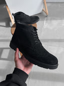 Suede Brogue Boots