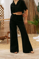 Chloe Elastic-Waist Pants