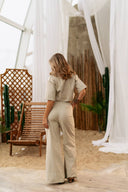 Chloe Elastic-Waist Pants
