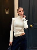 Dinar Longsleeve Set White + Black